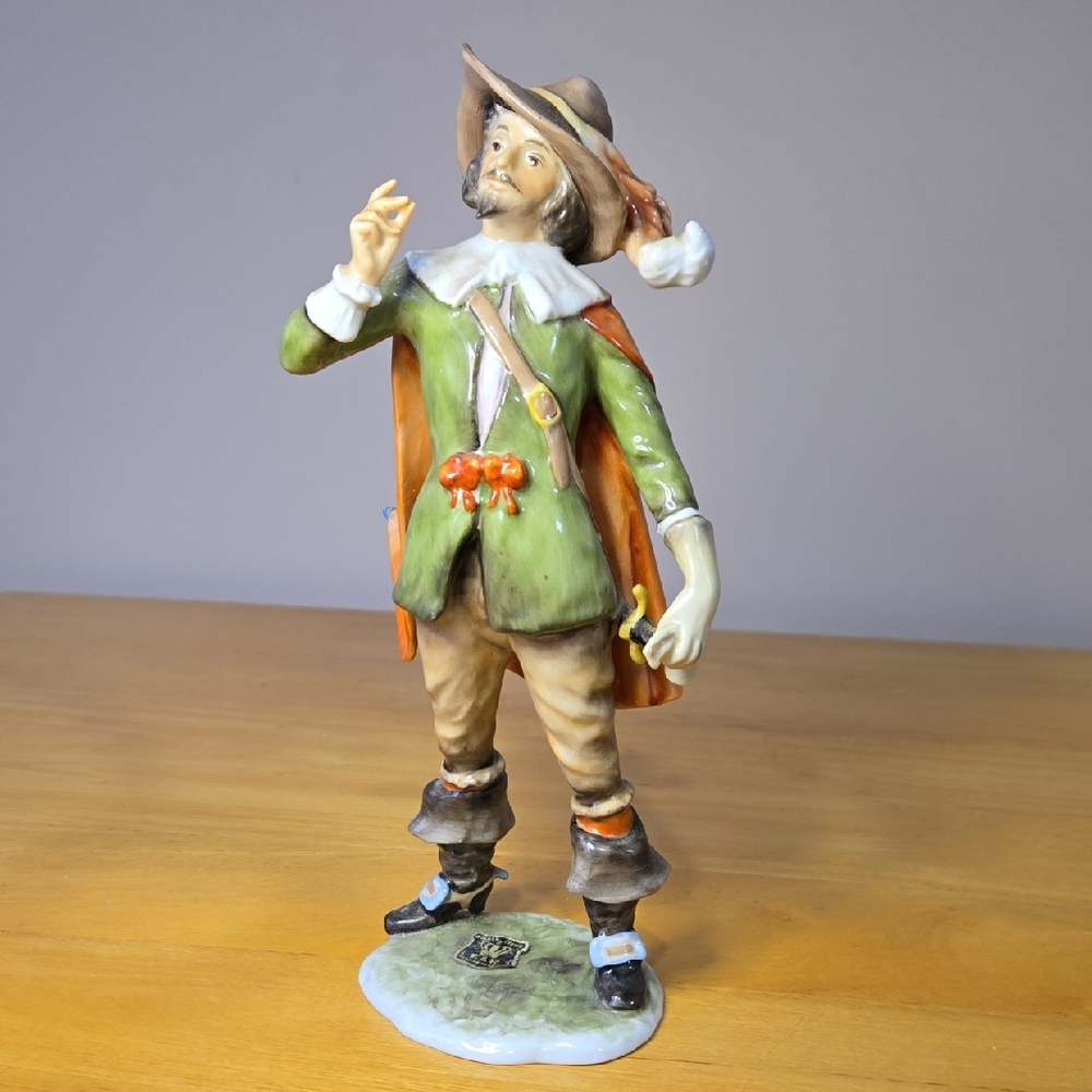 Kaiser German Porcelain Figurine Musketeer D'Artagnan
